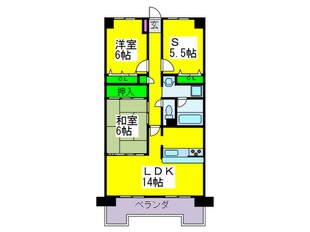 CASSIA南住吉の物件間取画像